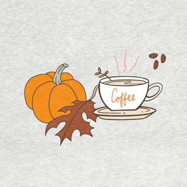 Halloween Pumpkin Latte Drink Cup shirt by Chichid_Clothes